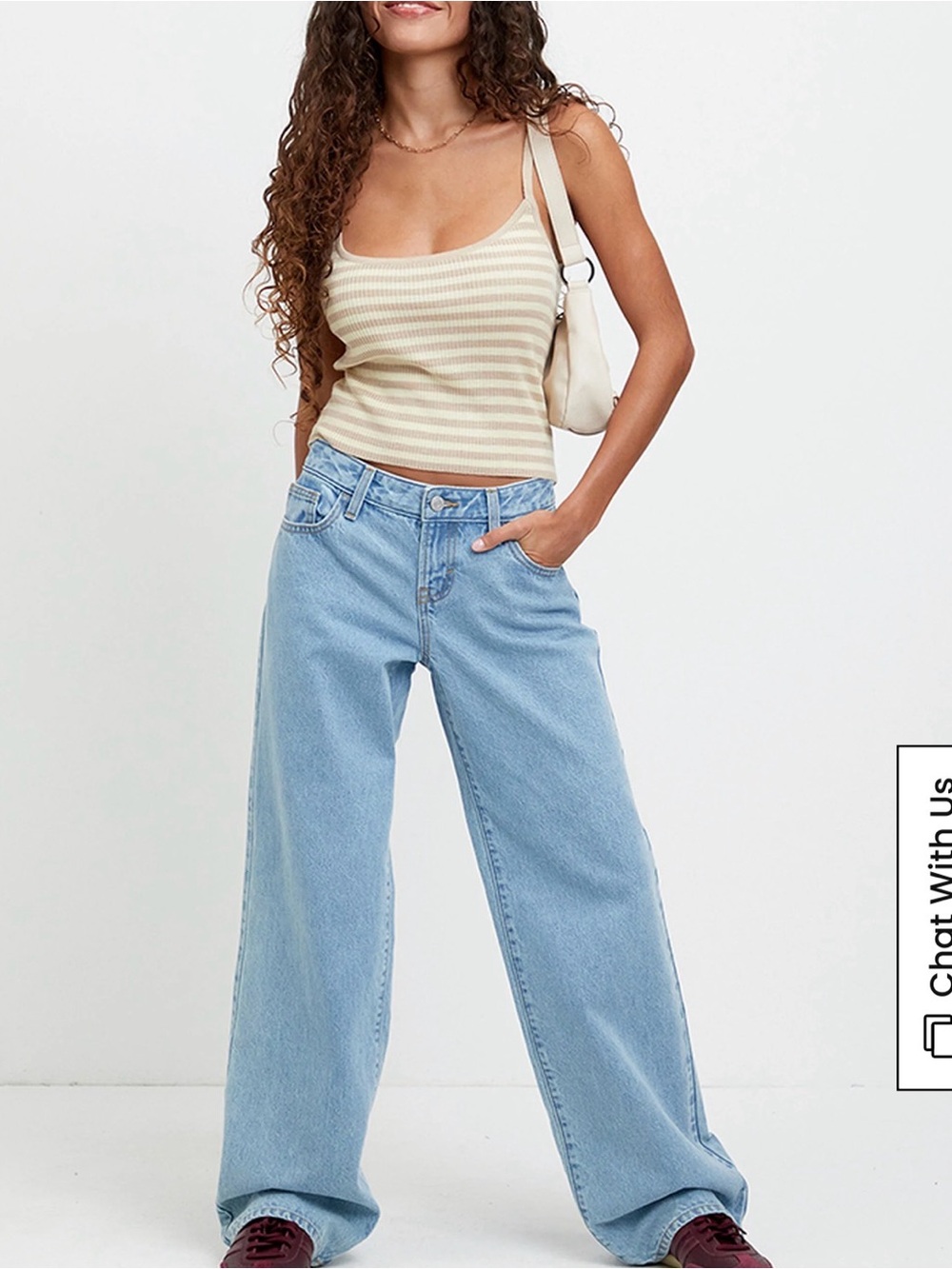 NWT PacSun Low Rise Girlfriend Wide Leg Jeans - Picture 3 of 14